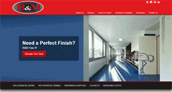 Desktop Screenshot of bmmetaldoors.com