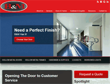 Tablet Screenshot of bmmetaldoors.com